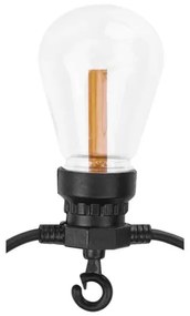 LED solárny dekoračný reťaz 10xLED/0,6W/1,2V 4,5m IP44 800 mAh