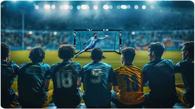 Neo-Sport Futbalová bránka 300 x 200 x 120 cm NS-472 hexagon