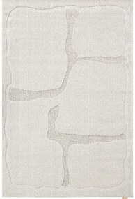 Svetlosivý vlnený koberec 200x300 cm Morphic Organica – Agnella
