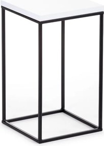 STOJAN NA KVETINÁČ SIMPLE 80X24X24 CM ČIERNA/BIELA