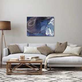 Sklenený obraz - Mramorovaný atrament (70x50 cm)