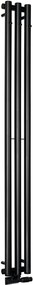 Sapho Sapho, PILON vykurovacie teleso 196x1800mm, so 3 háčikmi, čierna matná, IZ128T