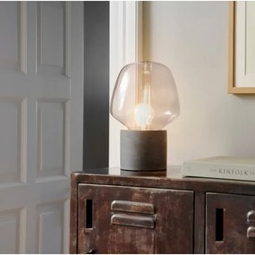 Nordlux - Stolná lampa CHRISTINA 1xE27/25W/230V betón/šedá