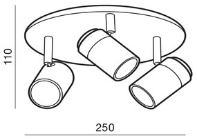 AZzardo Noemie 3 Round Ch AZ2556