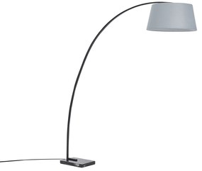 Stojaca lampa 188 cm sivá BENUE Beliani