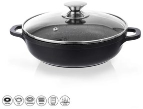 Kastról s nepriľnavým povrchom Pfluon Granit so sklenenou pokrievkou Orion Grande, ⌀ 24 cm