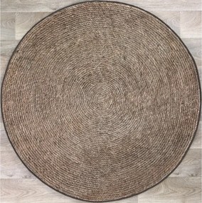TA Koberec 250738W-1 BARI PRINT Hnedý Okrúhly Rozmer: 120x120 cm