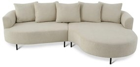 Béžová rohová pohovka (pravý roh) Vitoria – Scandic