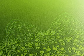 Obraz moderné prvky Mandaly v odtieňoch zelenej Varianta: 120x80