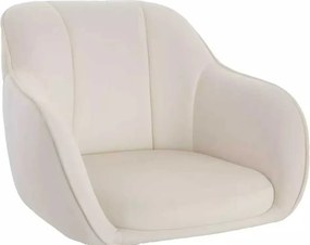 LuxuryForm DESIGN Barová stolička AVOLA VELUR na čiernej hranatej podstave - biela