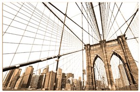 Obraz na plátne - Manhattan Bridge 1925FA (100x70 cm)