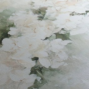 Obraz - Abstrakcia bielych kvetov (90x60 cm)
