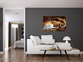 Obraz - Šálka kávy (90x60 cm)