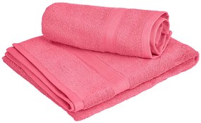 1x osuška CLARYSSE ELEGANCE 70x140 cm + 1x uterák CLARYSSE 60x110 cm 100% bavlna, koralová