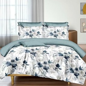 Mikroplyš obliečky Homa MALENA BLUES 7-dielna sada 140x200 cm
