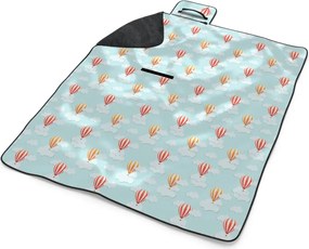 Sablio Plážová deka Teplovzdušné balóny na nebi: 200x140 cm