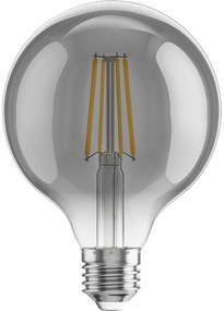 Mexen Vintis, LED žiarovka E27, G95, 8W, Teplá - 2200K, 600 lm, dymová - L157-E27-0822-70