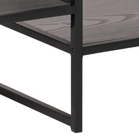 Čierny TV stolík Actona Seaford