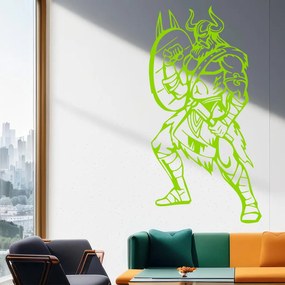 Veselá Stena Samolepka Viking Farba: zelená, Veľkosť: 80 x 41 cm