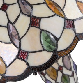 Stolná lampa Tiffany Sun stones - 40 * 60cm 2x E27 / 60W
