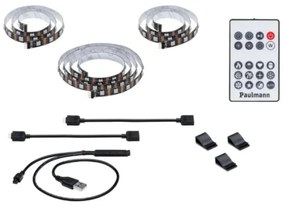 Paulmann 78880 - LED/3,5W RGB Stmievateľný pásik pre TV 2m ZOLL 5V + DO