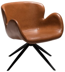 GAIA ČALÚNENÉ LOUNGE KRESLO black/black