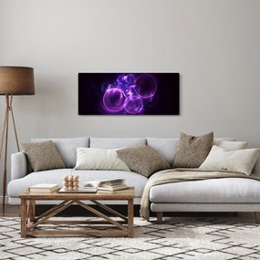 Abstraktný obraz bublín (120x50 cm)