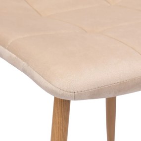 Jedálenská stolička MONTANA VELVET béžová