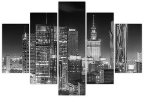 Obraz - Čiernobiely New York (150x105 cm)
