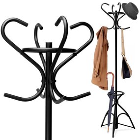 Stojanový vešiak LIVIO čierny