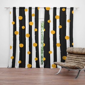 Sablio Záves Pruhy a bodky: 2 ks 140x250 cm