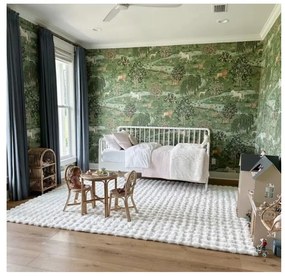 Biely prateľný koberec 150x230 cm Bubble White – Mila Home