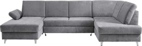 XXXLutz SEDACIA SÚPRAVA, textil, svetlosivá Cantus - Sedačky - 000812005301