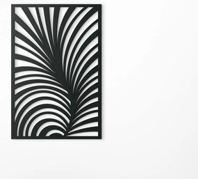 drevko Moderný obraz List Rozmer obrazu: 44,5 x 29,5 cm, Farba dekorácie: Čierna