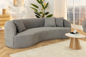 Pohovka ATELIER 230 cm bouclé šedá
