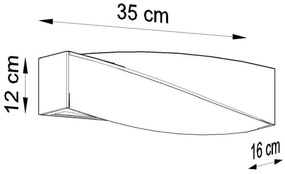 Nástenné svietidlo SIGMA MINI 1xE27/60W/230V biela
