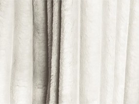 Krémovobiela menčestrová rozkladacia/s úložným priestorom pohovka 252 cm Kona – Makamii