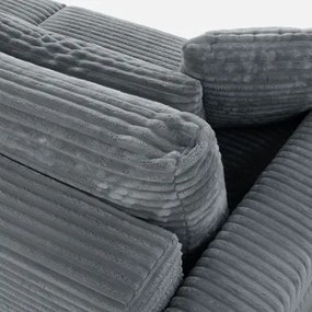 Rozkladacia 4-miestna pohovka NOEMI sivá