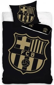 Futbalové obliečky FC Barcelona Gradient Black 140x200/70x90 cm