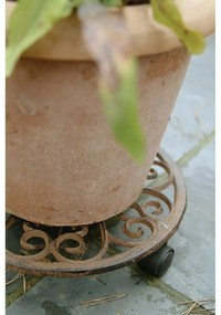 Kovový pojazdný podstavec pod kvetináč ø 29 cm – Esschert Design