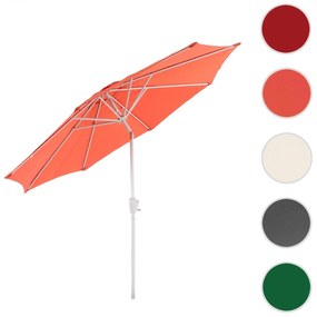Slnečník N19 Ø 3m sklopný polyester/hliník - terakota