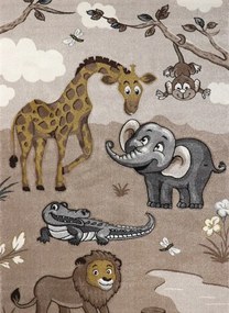 Medipa (Merinos), AKCIA: 140x200 cm Detský kusový koberec Diamond Kids 24292/760, béžová, detská izba