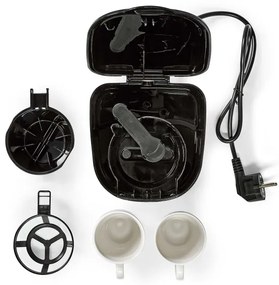 Nedis KACM140EBK - Kávovar pre dve šialky 450W/230V 0,25 l