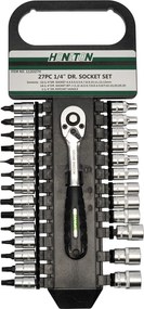 HONITON Sada nástrčiek 1/4" 27 kusov