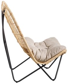 Kreslo s výpletom v prírodnej farbe – Ixia