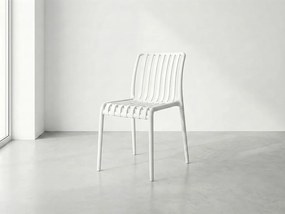 Plastová stolička TREGO, biela