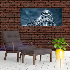 Obraz architektúry v tme (120x50 cm)