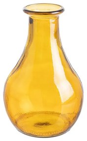 Váza juliana sklenená žltá MUZZA