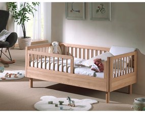 Postieľka z dubového dreva v prírodnej farbe 70x140 cm Forrest - Vipack