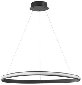 LED luster Aries 74 čierne